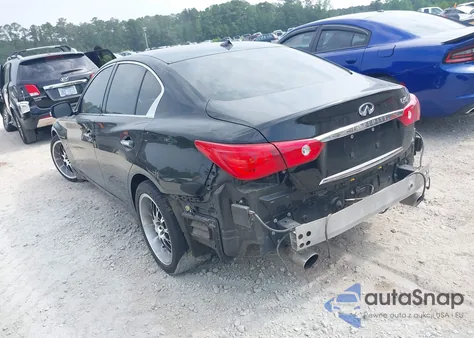 2014 Infiniti Q50 Premium from USA, damaged, VIN JN1BV7APXEM680281